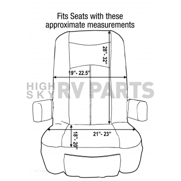 RV Designer Seat Cover C795-1
