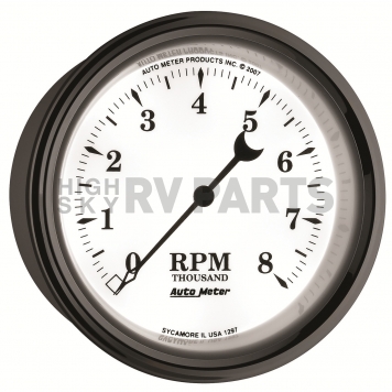 AutoMeter Old Tyme White II In-Dash Tachometer Gauge - 1297