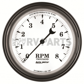 AutoMeter Old Tyme White II In-Dash Tachometer Gauge - 1297-5