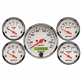 AutoMeter Direct Fit 5 Gauge Kit - 1302-M