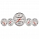 AutoMeter Direct Fit 5 Gauge Kit - 1311