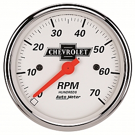 AutoMeter Chevy Vintage Tachometer Gauge - 1398-00408