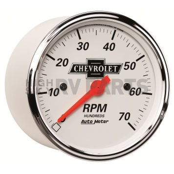AutoMeter Chevy Vintage Tachometer Gauge - 1398-00408-3