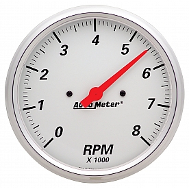AutoMeter Arctic White Electrical Tachometer Gauge - 1399