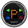 AutoMeter Auto Trans Shifter Indicator Gauge - 1460