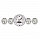 AutoMeter Direct Fit 5 Gauge Kit - 1600