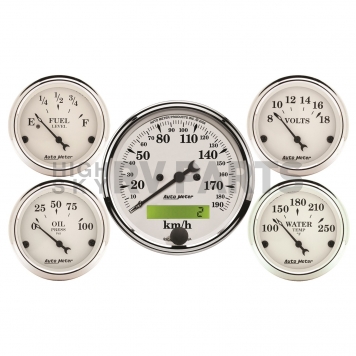 AutoMeter Direct Fit 5 Gauge Kit - 1602-M-1