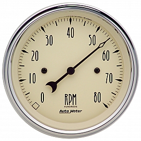 AutoMeter Antique Beige Series Electrical Tachometer Gauge - 1890
