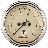 AutoMeter Antique Beige Series Electrical Tachometer Gauge - 1897
