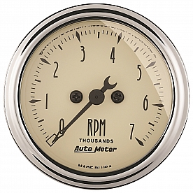 AutoMeter Antique Beige Series Electrical Tachometer Gauge - 1897