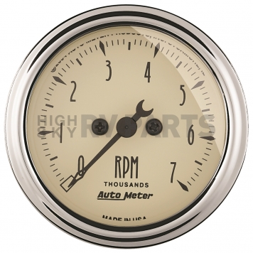 AutoMeter Antique Beige Series Electrical Tachometer Gauge - 1897-1