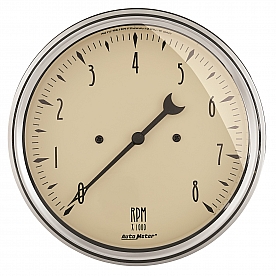 AutoMeter Antique Beige Series Electrical Tachometer Gauge - 1899