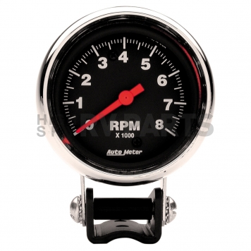 AutoMeter Pedestal Traditional Tachometer Gauge Chrome - 2893