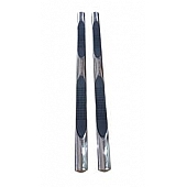 TrailFX Nerf Bar 4 Inch Polished Stainless Steel - A1543S