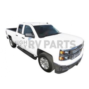 TrailFX Nerf Bar 6 Inch Black Powder Coated Steel - A8247B
