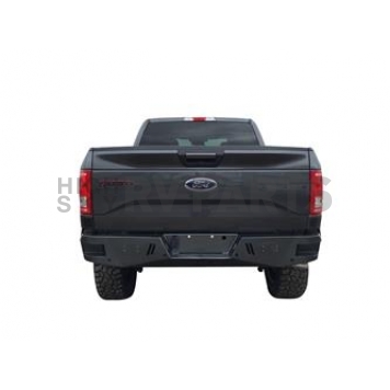 TrailFX TFX Rear LD Bumper 1-Piece Design Steel Titanium Black - RLDB001TI