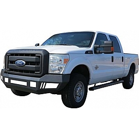 TrailFX TFX Front HD Bumper 1-Piece Design Steel Titanium Black - FHDNW003TI