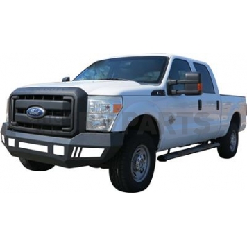 TrailFX TFX Front HD Bumper 1-Piece Design Steel Titanium Black - FHDNW003TI