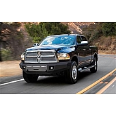 TrailFX TFX Front HD Bumper 1-Piece Design Steel Titanium Black - FHDB003TI