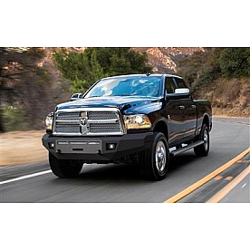 TrailFX TFX Front HD Bumper 1-Piece Design Steel Titanium Black - FHDB003TI