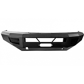 TrailFX TFX Front HD Bumper 1-Piece Design Steel Titanium Black - FHDB006TI
