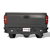 TrailFX TFX Rear HD Bumper 1-Piece Design Steel Titanium Black - RHDB006TI