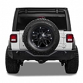 TrailFX TFX Jeep Products Bumper 1-Piece Design Steel Black - JL02T