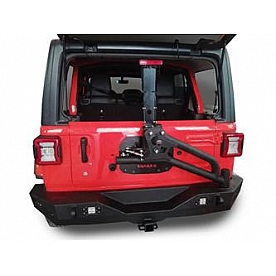 TrailFX TFX Jeep Products Bumper 1-Piece Design Steel Black - JL03T