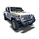 TrailFX TFX Jeep Products Bumper 1-Piece Design Steel Black - JL08T