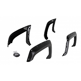 TrailFX Fender Flare - Black ABS Textured Plastic Matte Set Of 4 - PFFC3002T