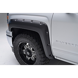 TrailFX Fender Flare - Black ABS Textured Plastic Matte Set Of 4 - PFFC3003T