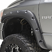 TrailFX Fender Flare - Black ABS Textured Plastic Matte Set Of 4 - PFFD3001T