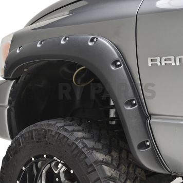TrailFX Fender Flare - Black ABS Textured Plastic Matte Set Of 4 - PFFD3001T