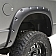 TrailFX Fender Flare - Black ABS Textured Plastic Matte Set Of 4 - PFFD3001T