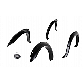 TrailFX Fender Flare - Black ABS Textured Plastic Matte Set Of 4 - PFFD3002T