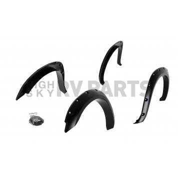 TrailFX Fender Flare - Black ABS Textured Plastic Matte Set Of 4 - PFFD3002T