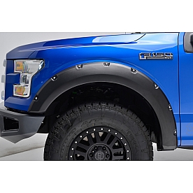TrailFX Fender Flare - Black ABS Textured Plastic Matte Set Of 4 - PFFF3003T
