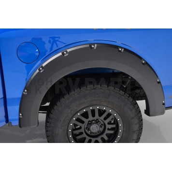 TrailFX Fender Flare - Black ABS Textured Plastic Matte Set Of 4 - PFFF3003T-1