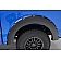 TrailFX Fender Flare - Black ABS Textured Plastic Matte Set Of 4 - PFFF3003T