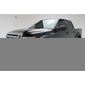 TrailFX Fender Flare - Black ABS Smooth Plastic Matte Set Of 4 - PFFF3004S