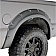 TrailFX Fender Flare - Black ABS Textured Plastic Matte Set Of 4 - PFFF3004T