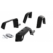 TrailFX Fender Flare - Black ABS Textured Plastic Matte Set Of 4 - PFFJ3001T