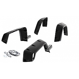 TrailFX Fender Flare - Black ABS Textured Plastic Matte Set Of 4 - PFFJ3001T