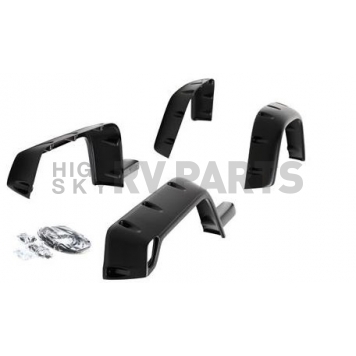 TrailFX Fender Flare - Black ABS Textured Plastic Matte Set Of 4 - PFFJ3001T