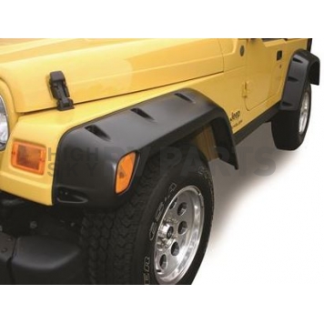 TrailFX Fender Flare - Black ABS Textured Plastic Matte Set Of 4 - PFFJ3001T-2