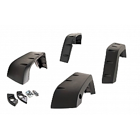 TrailFX Fender Flare - Black ABS Textured Plastic  Set Of 4 - PFFJ3002T