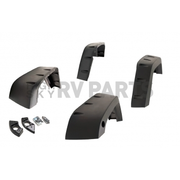 TrailFX Fender Flare - Black ABS Textured Plastic  Set Of 4 - PFFJ3002T