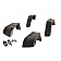 TrailFX Fender Flare - Black ABS Textured Plastic  Set Of 4 - PFFJ3002T