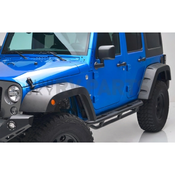 TrailFX Fender Flare - Black ABS Textured Plastic  Set Of 4 - PFFJ3002T-1