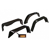 TrailFX Fender Flare - Black ABS Textured Plastic Matte Set Of 4 - PFFJ3003T